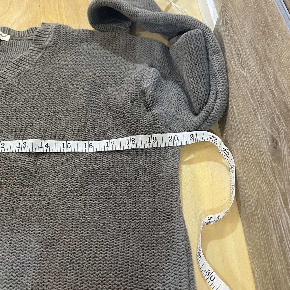 Eddie Bauer women’s pull over sweater gray/small - Picture 4 of 7